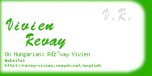 vivien revay business card